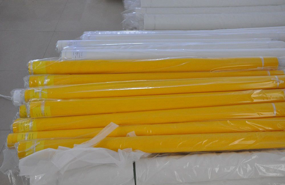 Screen Printing Mesh Polyester Silk Screen Fabric Bolting Cloth-230Mesh/90T 165CM300CM Yellow 